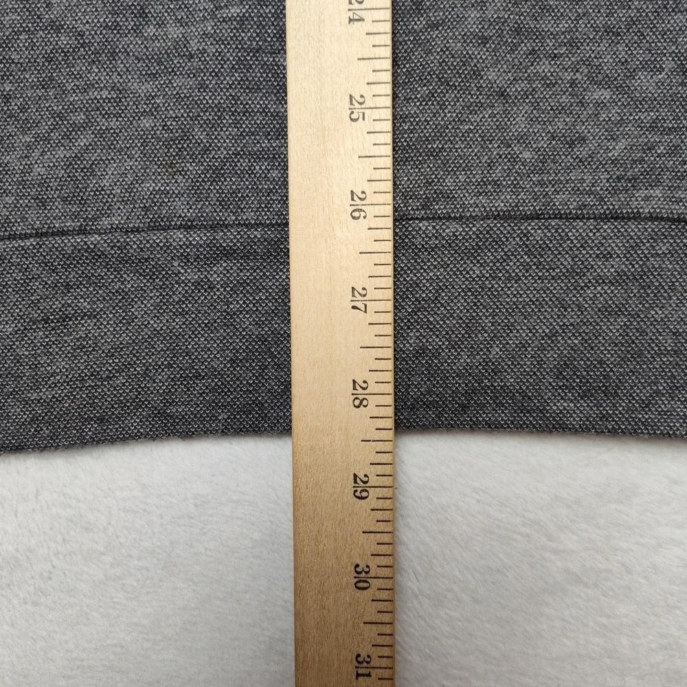 Polo Ralph Lauren Sweatshirt Mens XL Gray Mock Neck 1/4 Zip‎ Pullover Logo Work